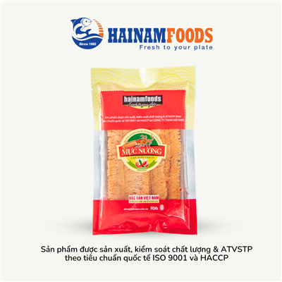 MỰC NƯỚNG CÁN DUỖI TẨM ỚT