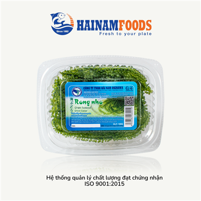 RONG NHO TƯƠI HẢI NAM OKINAWA 100G – Tặng ngay Gói Xốt Mè Rang ăn kèm