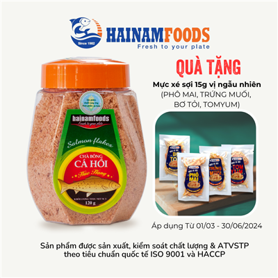 CHÀ BÔNG CÁ HỒI HẢO HẠNG 120G