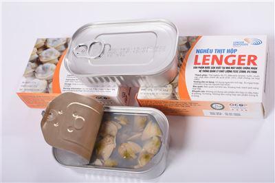 NGHÊU THỊT HỘP LENGER