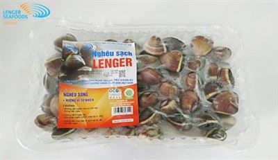 NGHÊU NÂU SẠCH LENGER 1,2KG