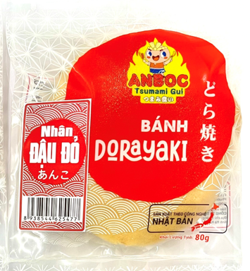Bánh Dorayaki nhân đậu đỏ 80g