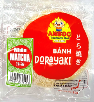 Bánh Dorayaki nhân matcha 80g