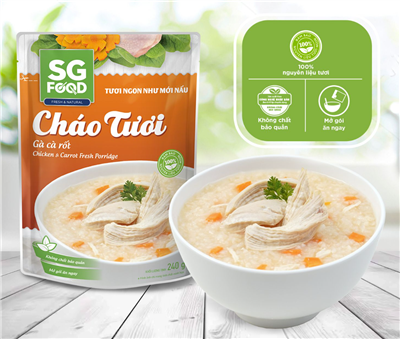 Cháo tươi Deli Gà Cà rốt 240g