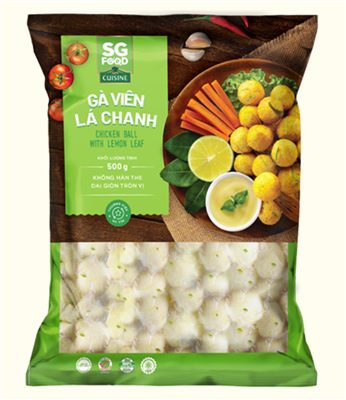 Gà viên lá chanh 500gr