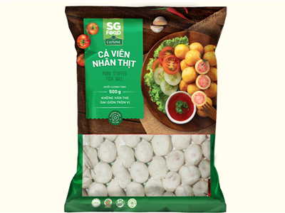 Cá viên nhân thịt 500g