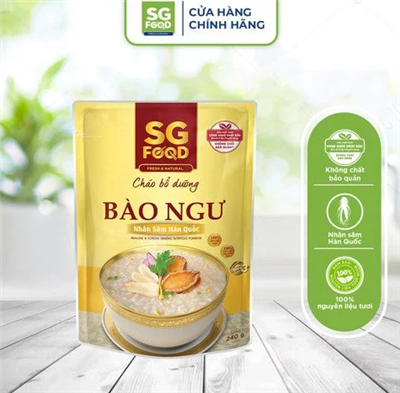 Cháo bổ dưỡng bào ngư nhân sâm Hàn Quốc 240g