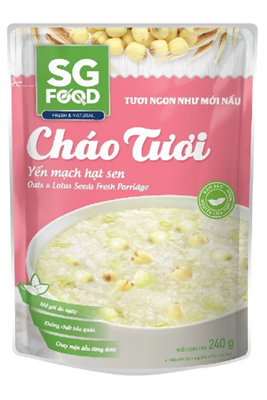 Cháo tươi yến mạch hạt sen 240g